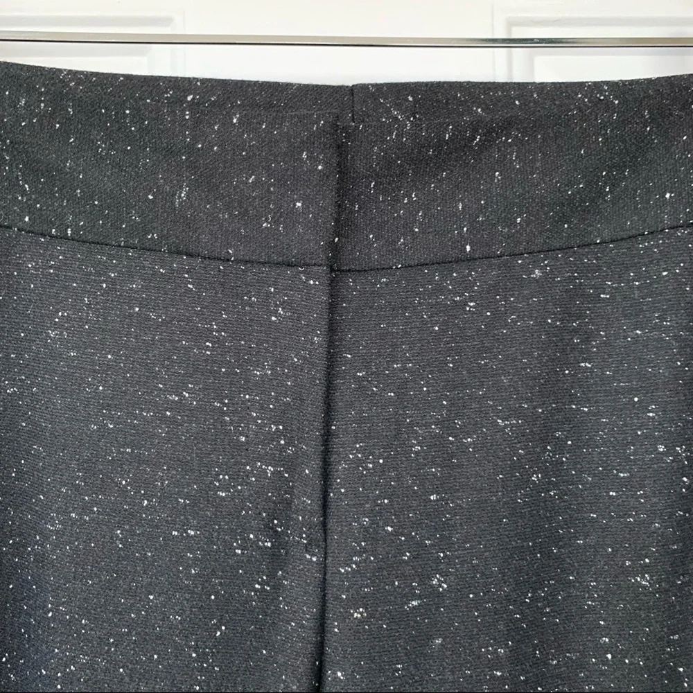 •Halogen• Taylor Fit Black Dress Pants Flecked with Gray - Size 8 - Picture 3 of 7